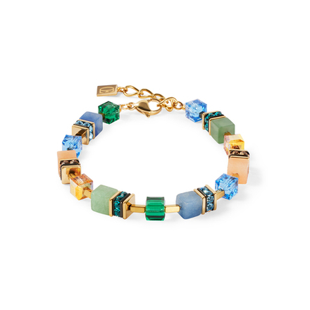 Браслет Coeur de Lion Green-Blue-Peach 3039/30-0551