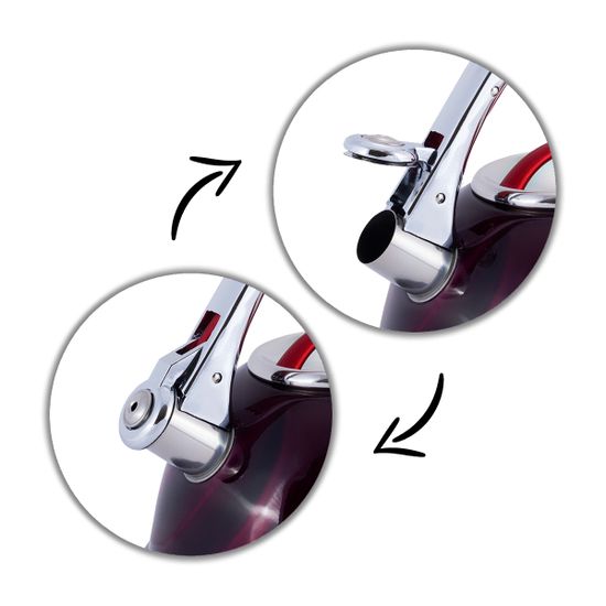 Чайник 3 л. из нержавеющей стали со свистком Kamille KM-0690N