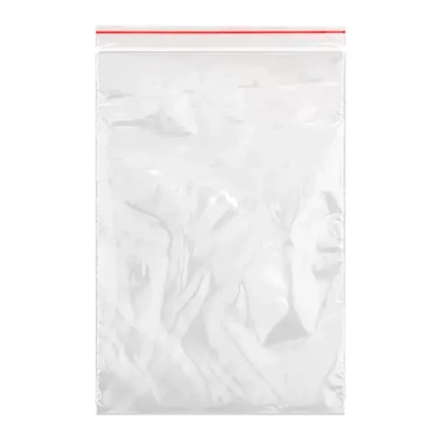 Пакеты с замком Zip-lock 20х30 см 45 мкм прозрачные 100 шт