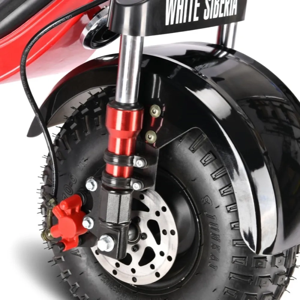 Электроскутер CityCoco WHITE SIBERIA MINI R 2.0 1200W (2022) BLACK