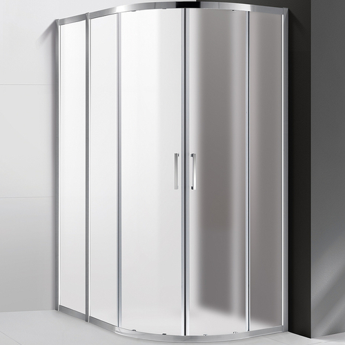 Душевой уголок Cezares Molveno 130x100 MOLVENO-RH-2-130/100-P-Cr профиль Хром стекло рифленое