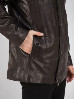 Кожаная куртка демисезонная пальто