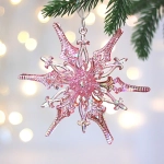 Подвеска «Сказочная нежность» 12*12 см, Розовый