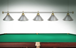 Лампа STARTBILLIARDS 5 плафонов - хром / хром