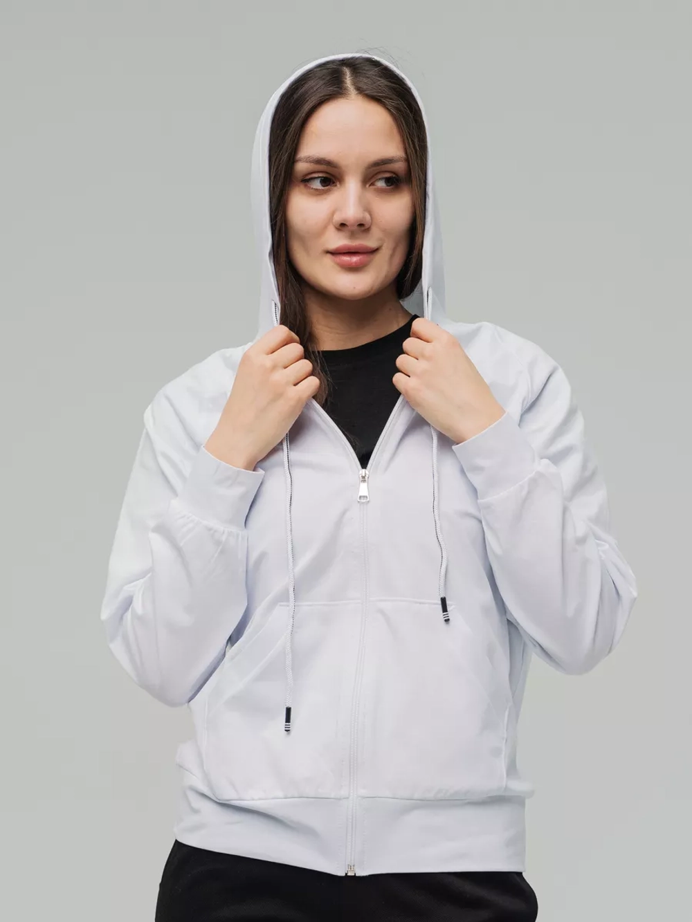 Худи спортивные на молнии