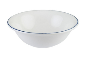 Тарелка d=180 мм. глубокая 700 мл. Ретро синий край