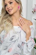 Блуза "Эндрита" (светло-серая) Б5583 LT Collection