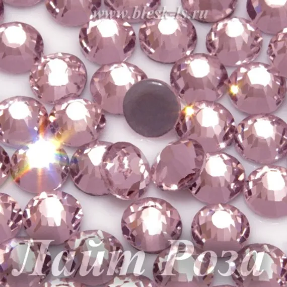 ЛС Стразы горячей фиксации, Лайт Роза