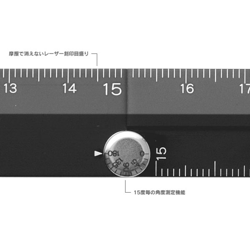 Линейка складная Midori Aluminum Multi Ruler 30 см (черная)