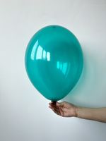 B Шар кристалл 12" / 30 см бирюзовый teal (БГ-17)