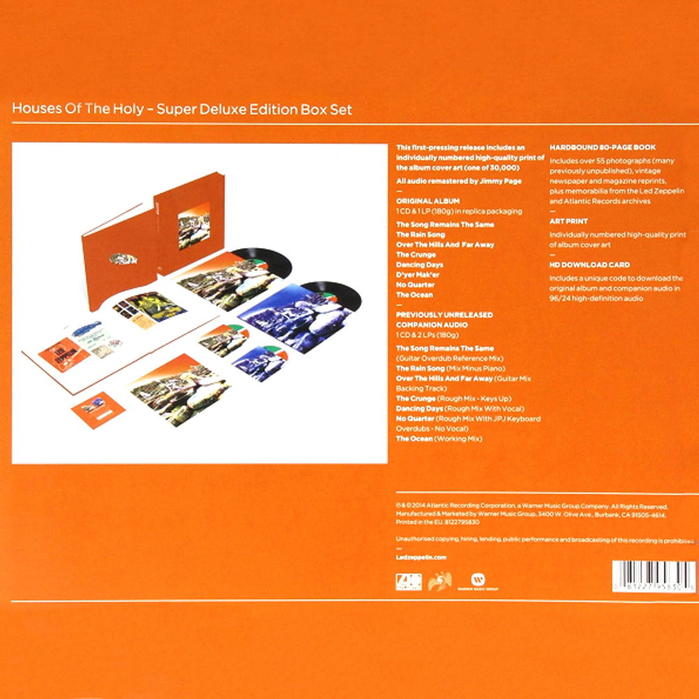 Led Zeppelin / Houses Of The Holy (Super Deluxe Edition)(2LP+2CD)
