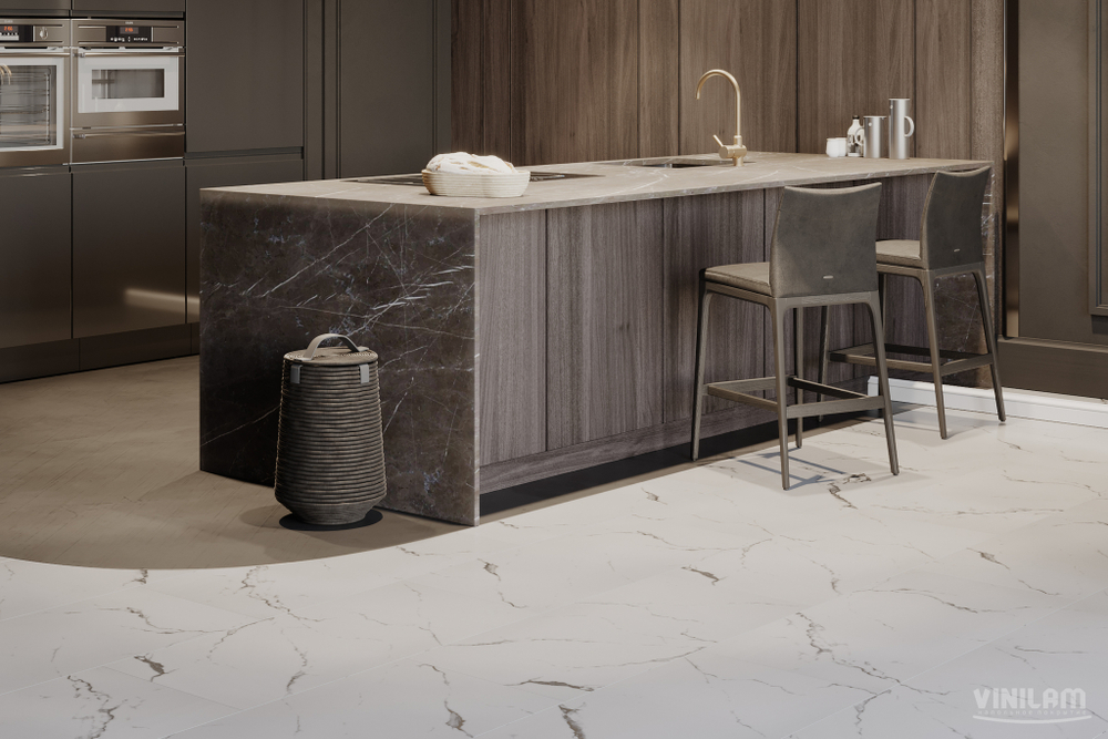 LVT-плитка VINILAM 83444 Итальянский мрамор (4,56) клеевая