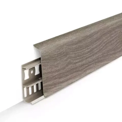 Плинтус напольный Деконика Д70 296 Орех серый (70х21х2200 мм) Deconika