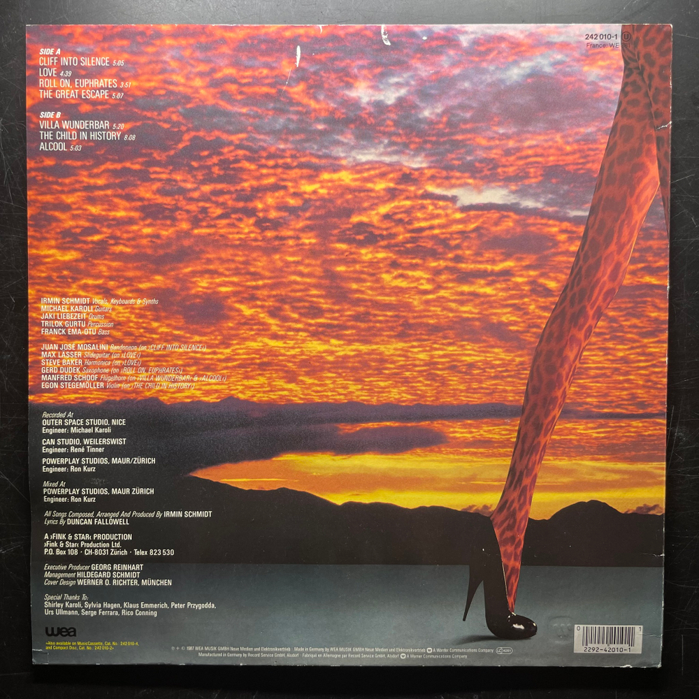 Irmin Schmidt ‎– Musk At Dusk (Германия 1987г.)