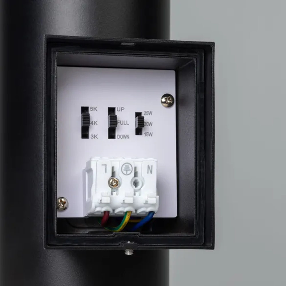 Светильник настенный LGD-WALDER-R106-2x18W Day4000-MIX (Черный, 40 deg, 230V) (Arlight, IP65 Металл, 5 лет) 060961