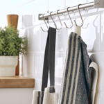 Детский кухонный фартук IKEA MARIATHERES (МАРИАТЕРЕС ), Серо-бежевый, 45х57 см