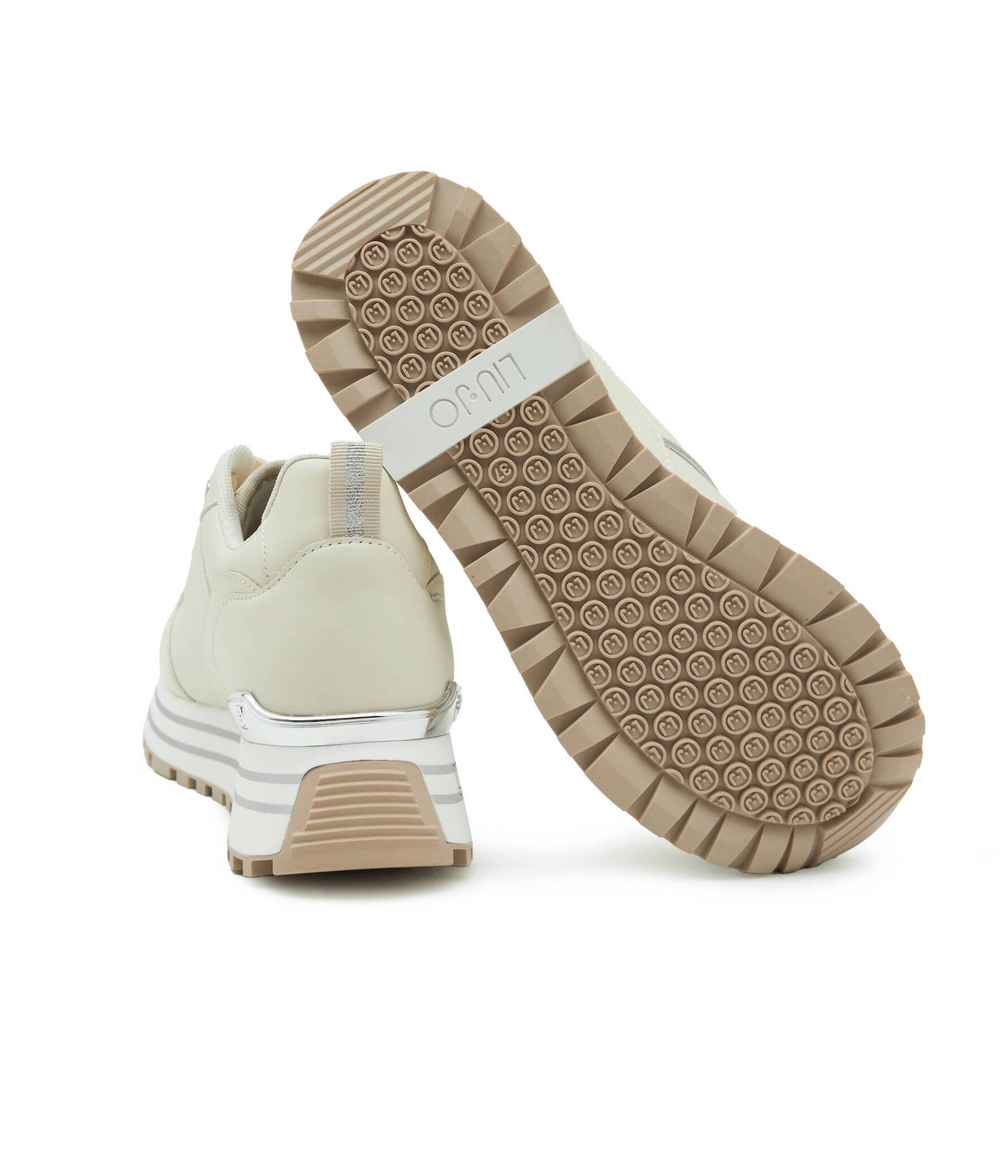 Кожаные кроссовки maxi wonder 73 Liu Jo - бежевый(BA4059 P0102)