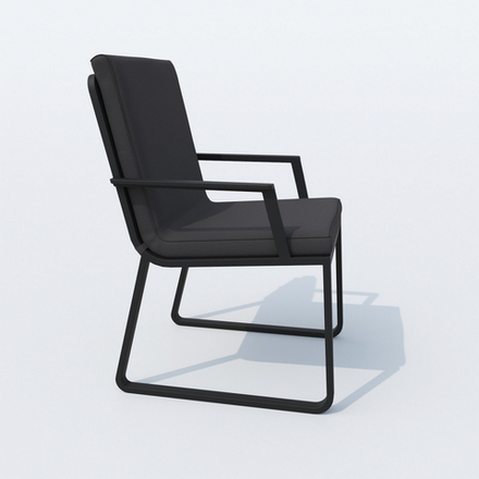 Стул Ideal Patio АЛЬБА антрацит - каркас карбон