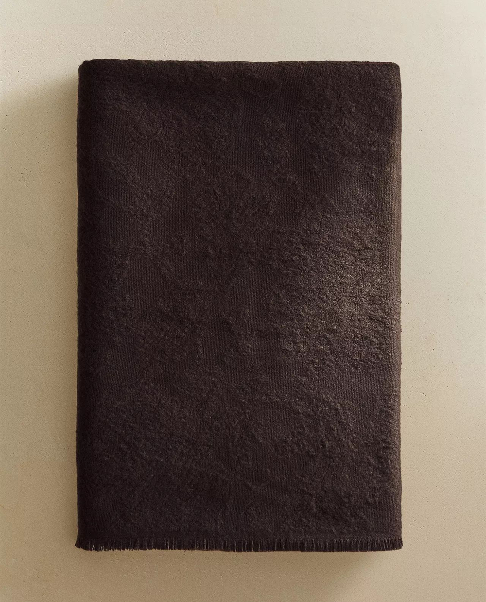 Zara Home - Жаккардовое одеяло с цветочным рисунком, коричневый, 140x190 см