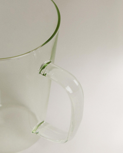 Zara Home чашка из боросиликатного стекла, цвет синий, 11.8 см