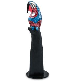 Decor and Gift 23-028-01 Н-р статуэток из трех «Попугай» дерево+стекл.мозаика (50,40,30 см)