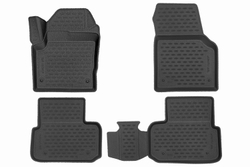 Коврики Standard, 3D в салон LAND ROVER Discovery Sport, 2014- , 4 шт. (полиуретан, чёрные) Element.NLC.3D.28.17.210