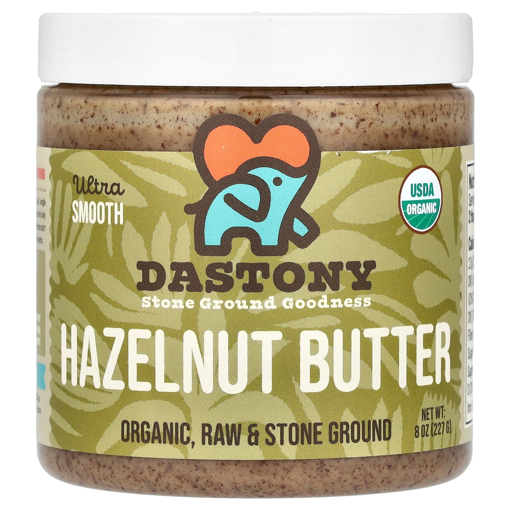 Dastony, Органическая паста из фундука, очень гладкая, 227 г (8 унций)