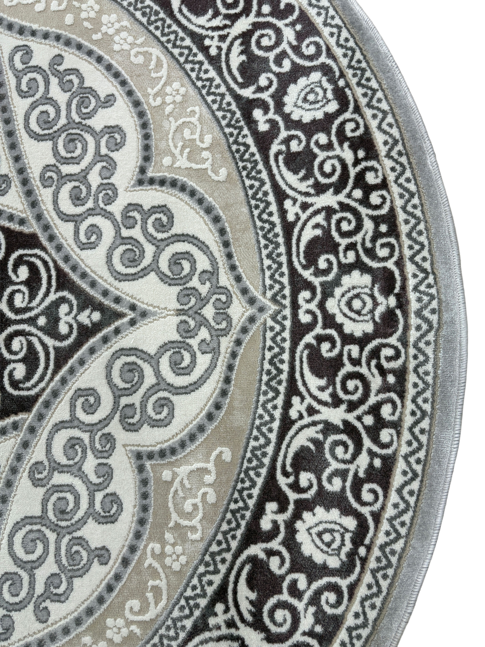 Ковер Rimma Lux 36868J L.Grey/Lila Овал