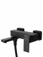 Смеситель для ванны с душем WONZON & WOGHAND CUBE WW-88639016-MB черный матовый