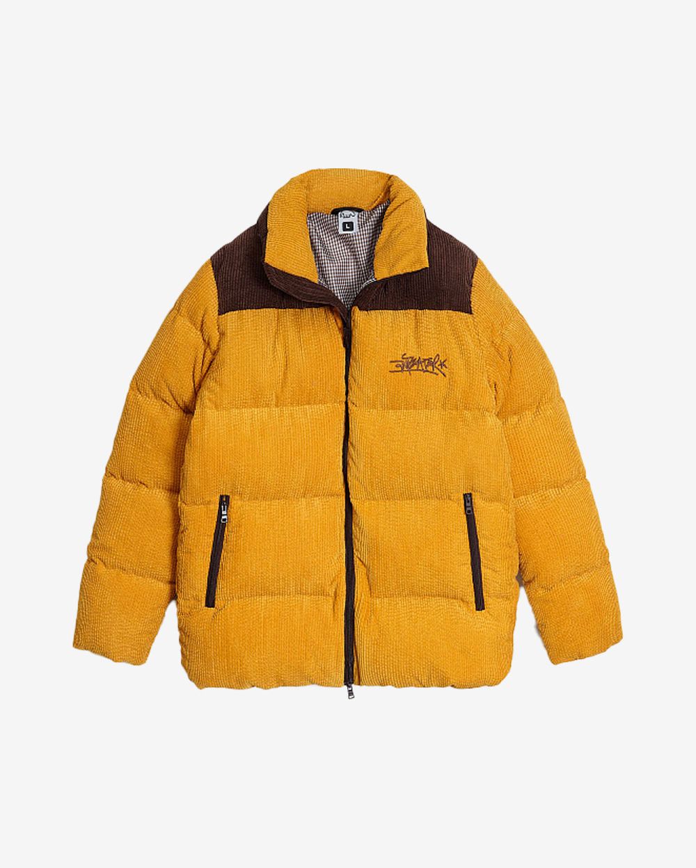 Пуховик Anteater AW24 Downjacket Velvet Combo желтый