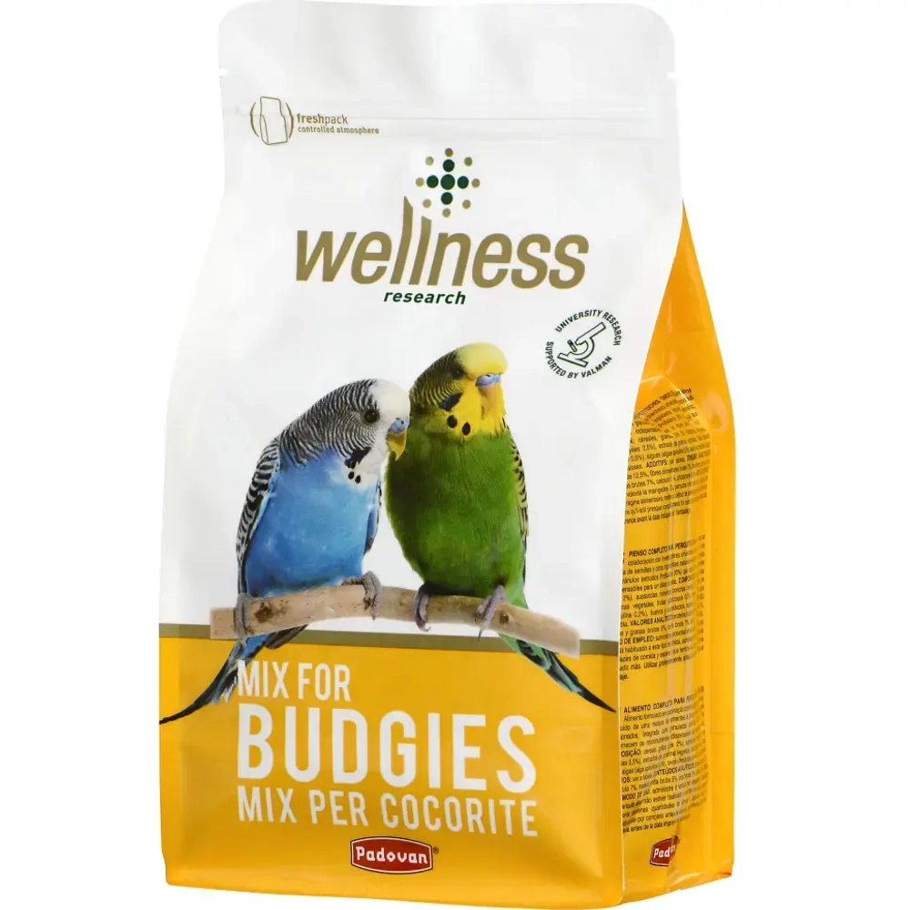 Padovan wellness корм основной для волнистых попугаев - 1 кг