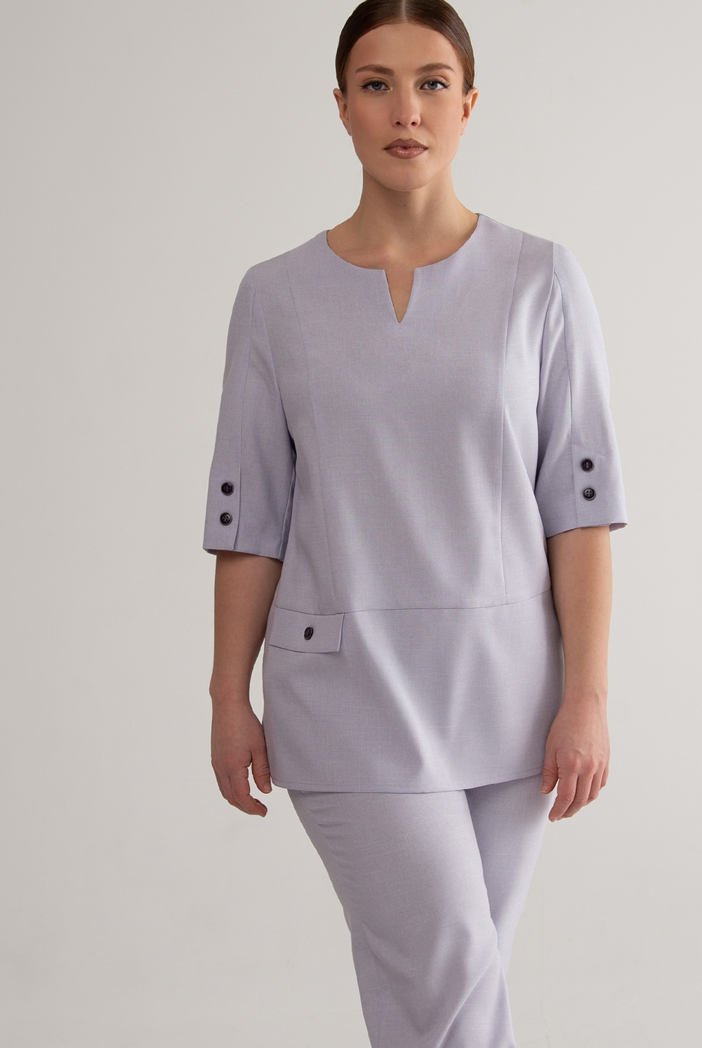 Блузка женская 3707ЛП, иней #38Ин093707ЛП