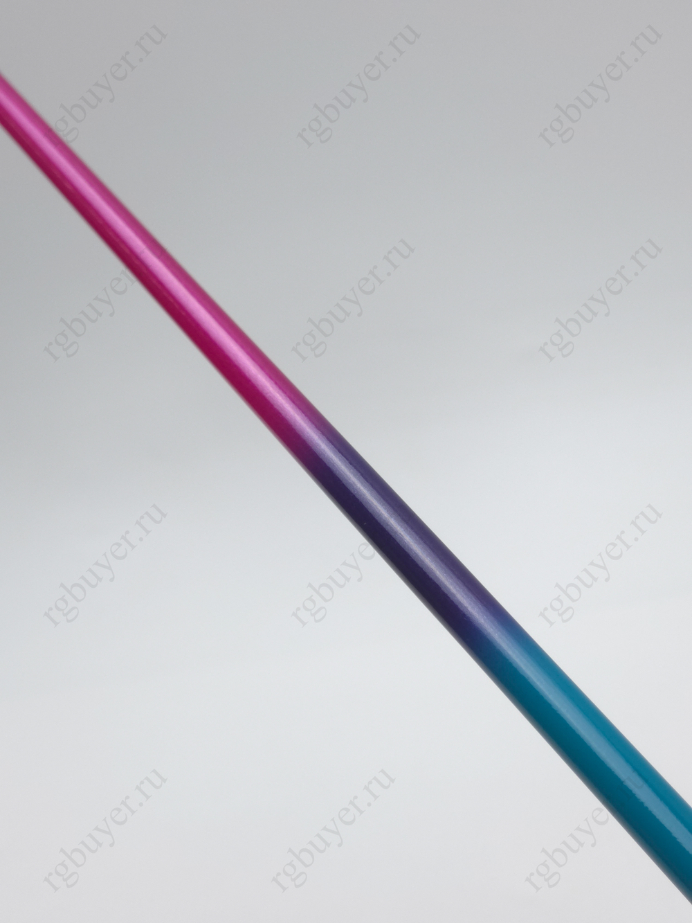 Палочка Sasaki 60 см с трехцветная зеленый/розовый/салатовый с черной ручкой EMG (Emerald Green)