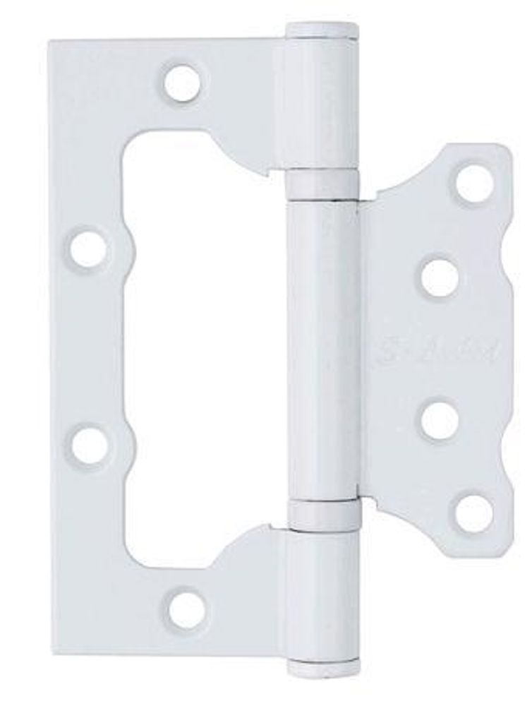 Петля  БЕЗ ВРЕЗКИ  S-Locked накл. B MWh  белый мат.  (цена за 2шт) 100*75* 2,5мм / 121503