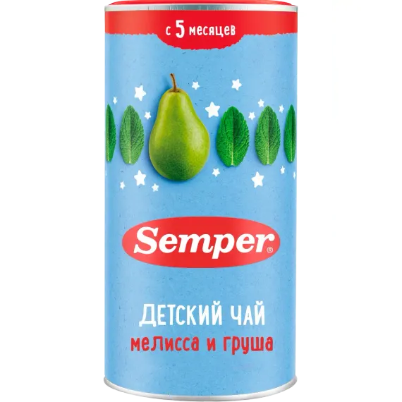 Чай Semper мята лимонная-груша гранулированный 200г с 5месяцев