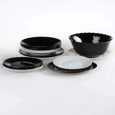 Набор столовой посуды 19 предметов «BLACK & WHITE» G8733