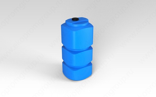 Ёмкость пластиковая пищевая ЭкоПром L 750 л. узкая высокая (75x75x171см;серый) - арт.555261