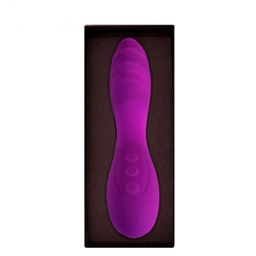 Женский вагинальный вибромассажер с нагревом Capella (7 режимов ) (Цвет: фиолетовый)