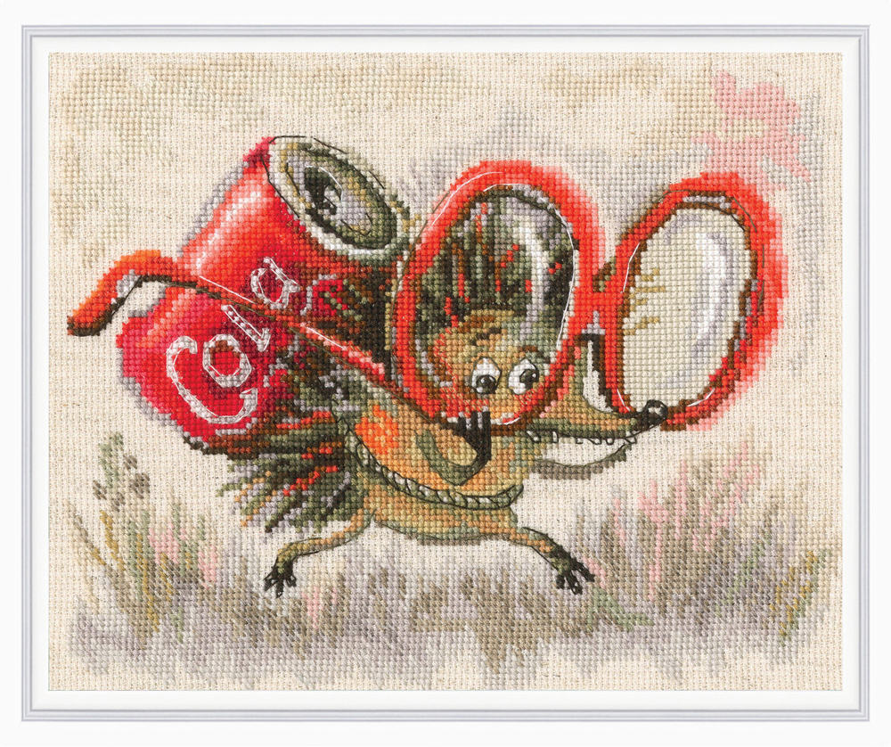 "Так тянет на приключения..."-M837  вышивка