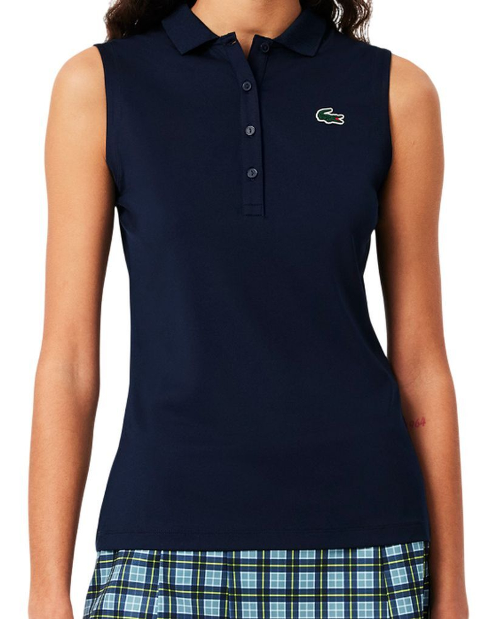 Женское поло Lacoste Ultra-Dry Anti-UV Golf - небесный