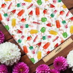 Ткань оксфорд 600 фруктовое мороженое