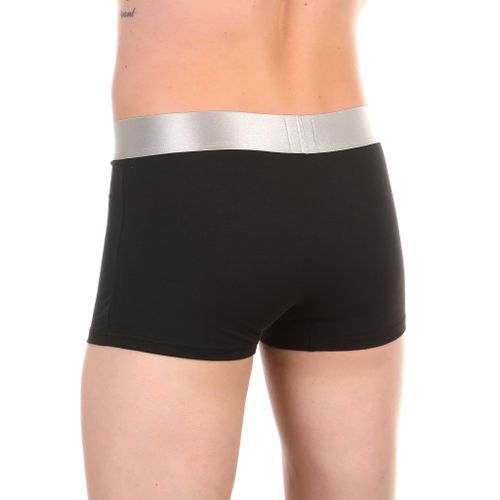 Мужские трусы боксеры черные с салатовыми буквами Calvin Klein