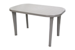 Стол пластиковый  арт.ЭП 391695 овальный (серый)