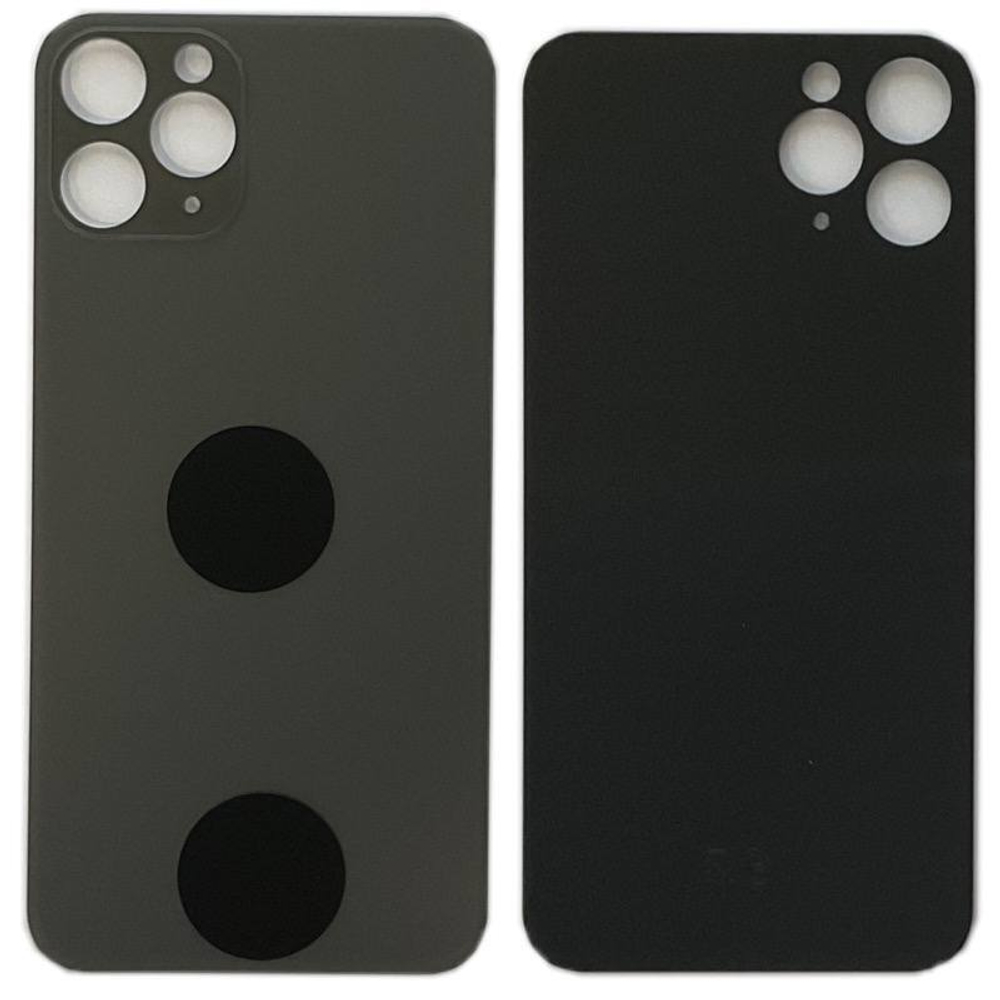 Задняя крышка для Apple iPhone 11 Pro Серый (стекло, широкий вырез под камеру)