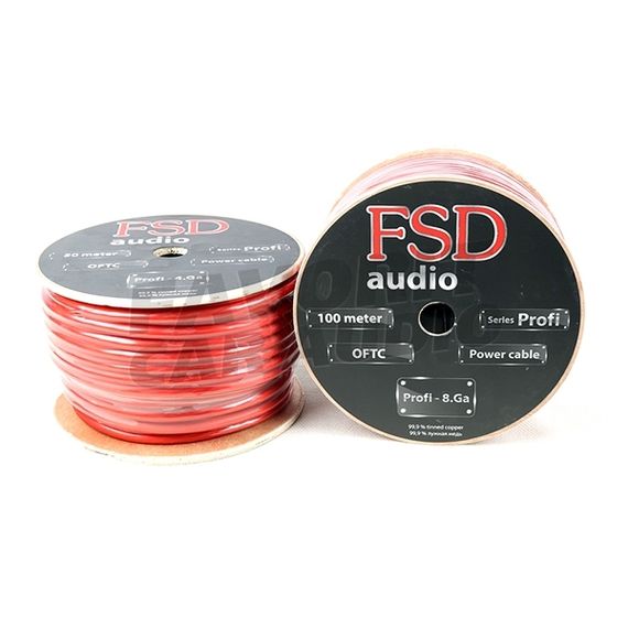 Силовой провод FSD audio PROFI 8GA луженая медь (100)