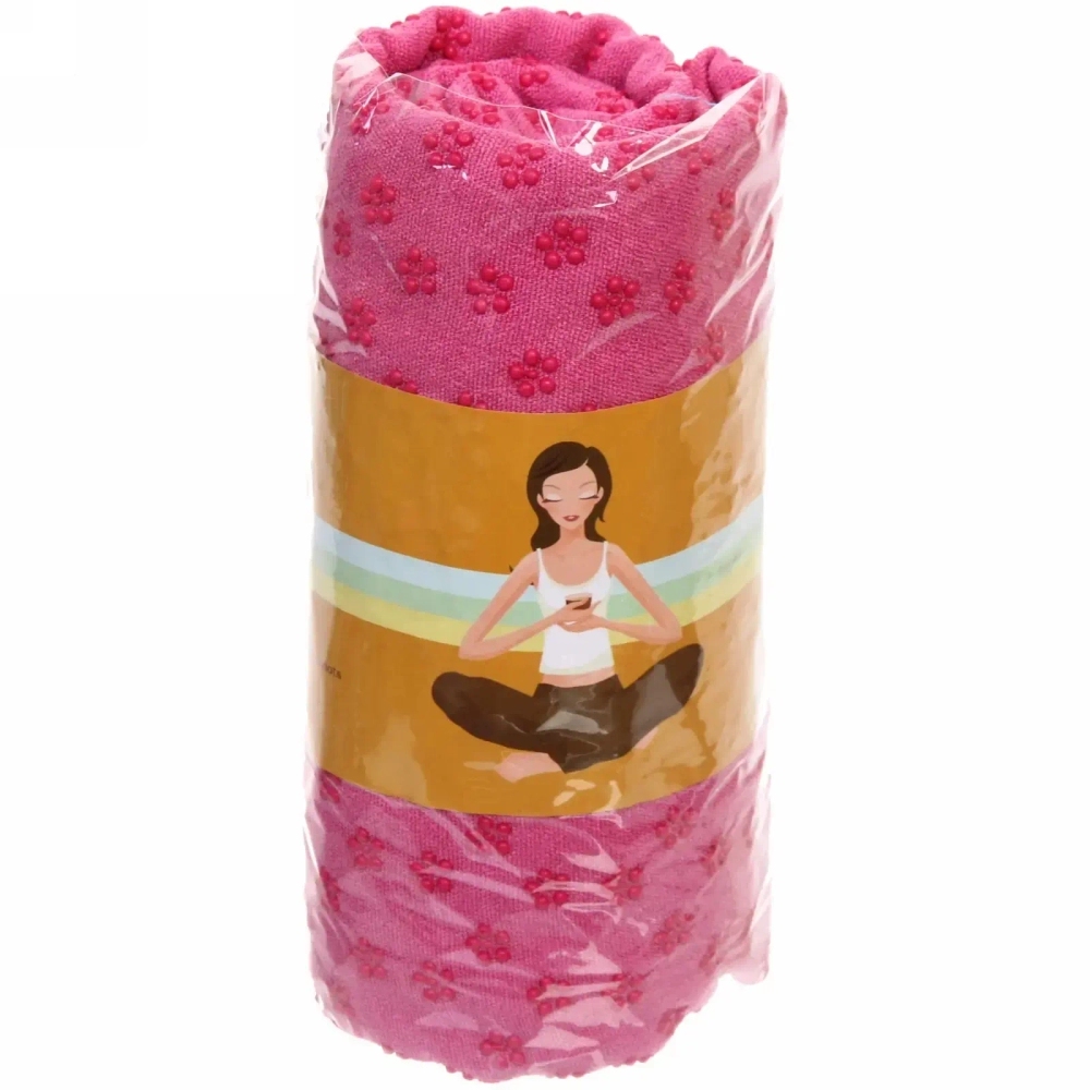 Коврик для йоги текстильный (183х61) в чехле, микс