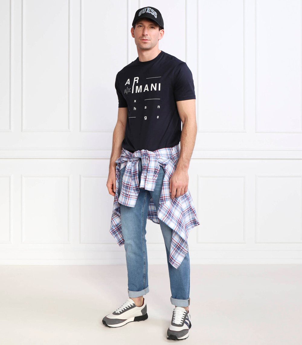 футболка Armani Exchange - темно-синий(3RZTFC ZJ9AZ)