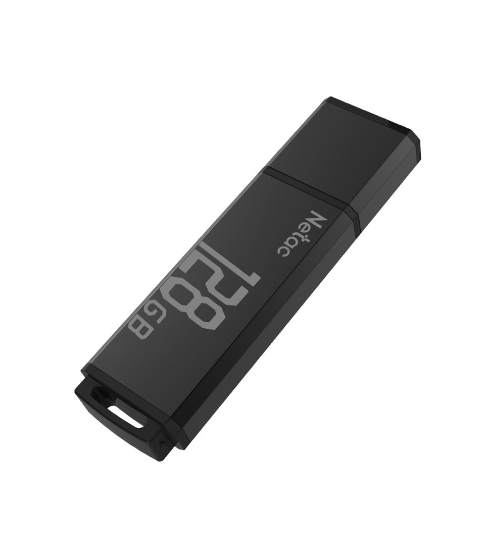 Netac USB Drive 128GB  U351 USB2.0, retail version [NT03U351N-128G-20BK]
