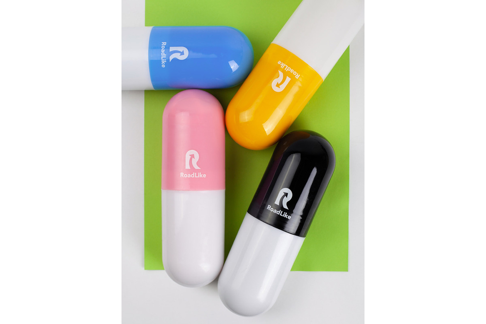 Зонт компактный в чехле RoadLike розовый