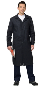 Халат х/б бязь, мужской тёмный